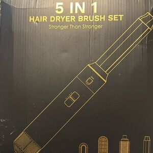 Hair dryer brush set